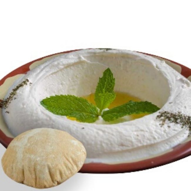 labneh yogurt plate